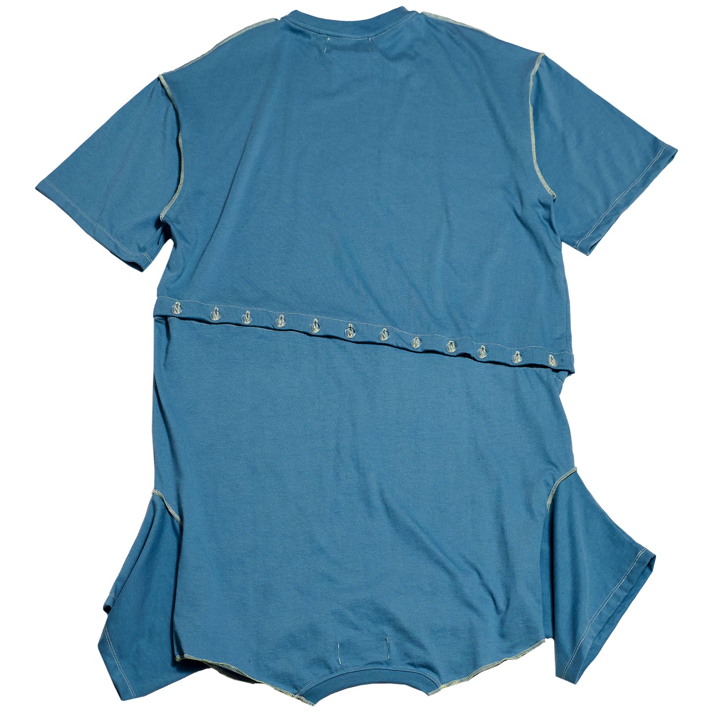 2 EN 1: CAMISETA & VESTIDO / azul acero