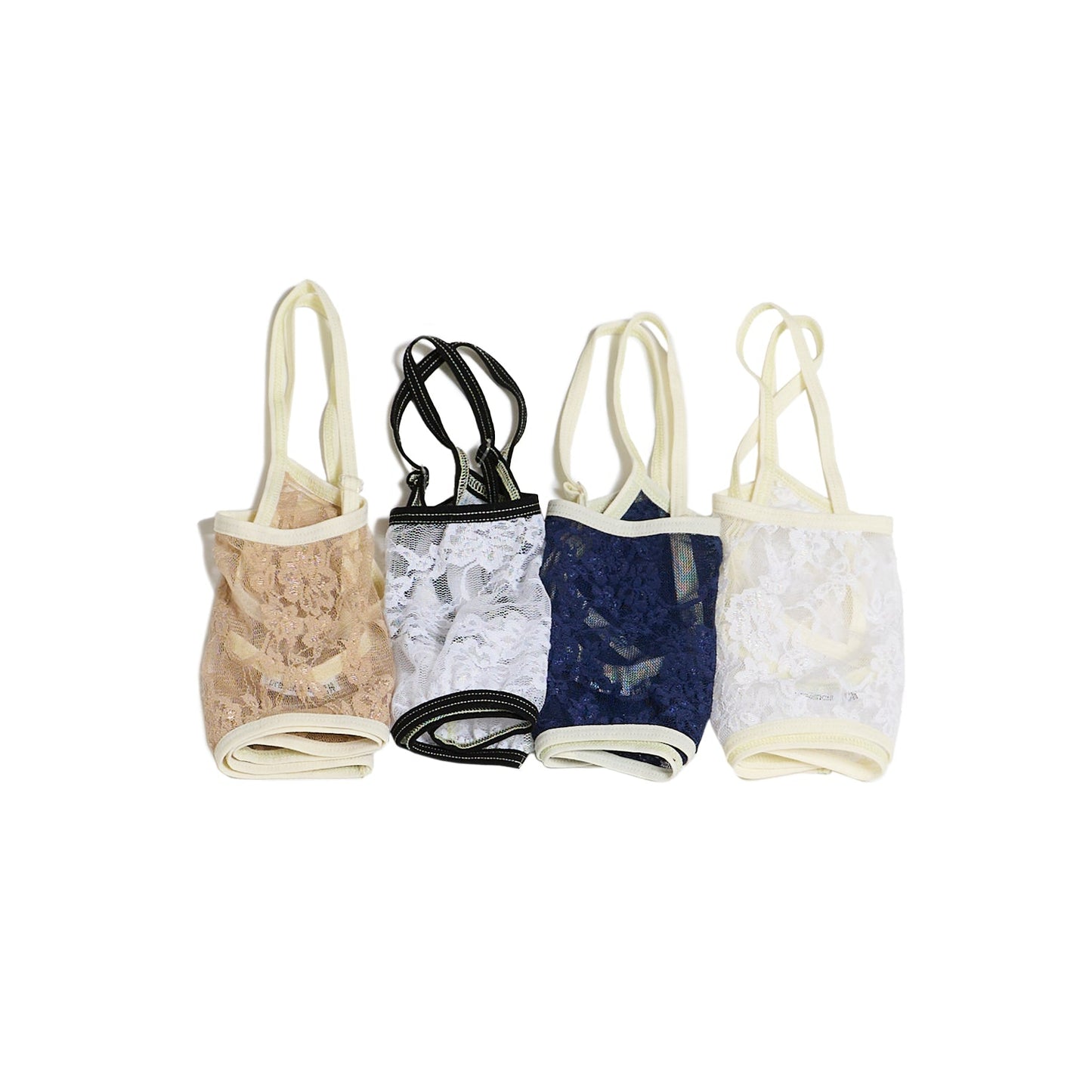 BRALETTE RESTOS ENCAJE / blanco-hueso