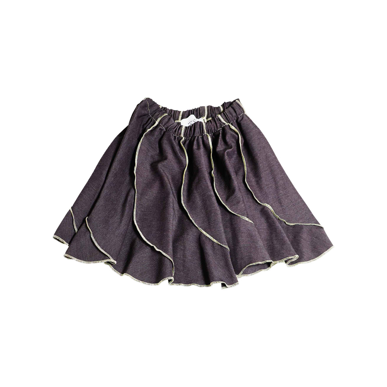 FALDA JJJ MINI / gris jaspeado