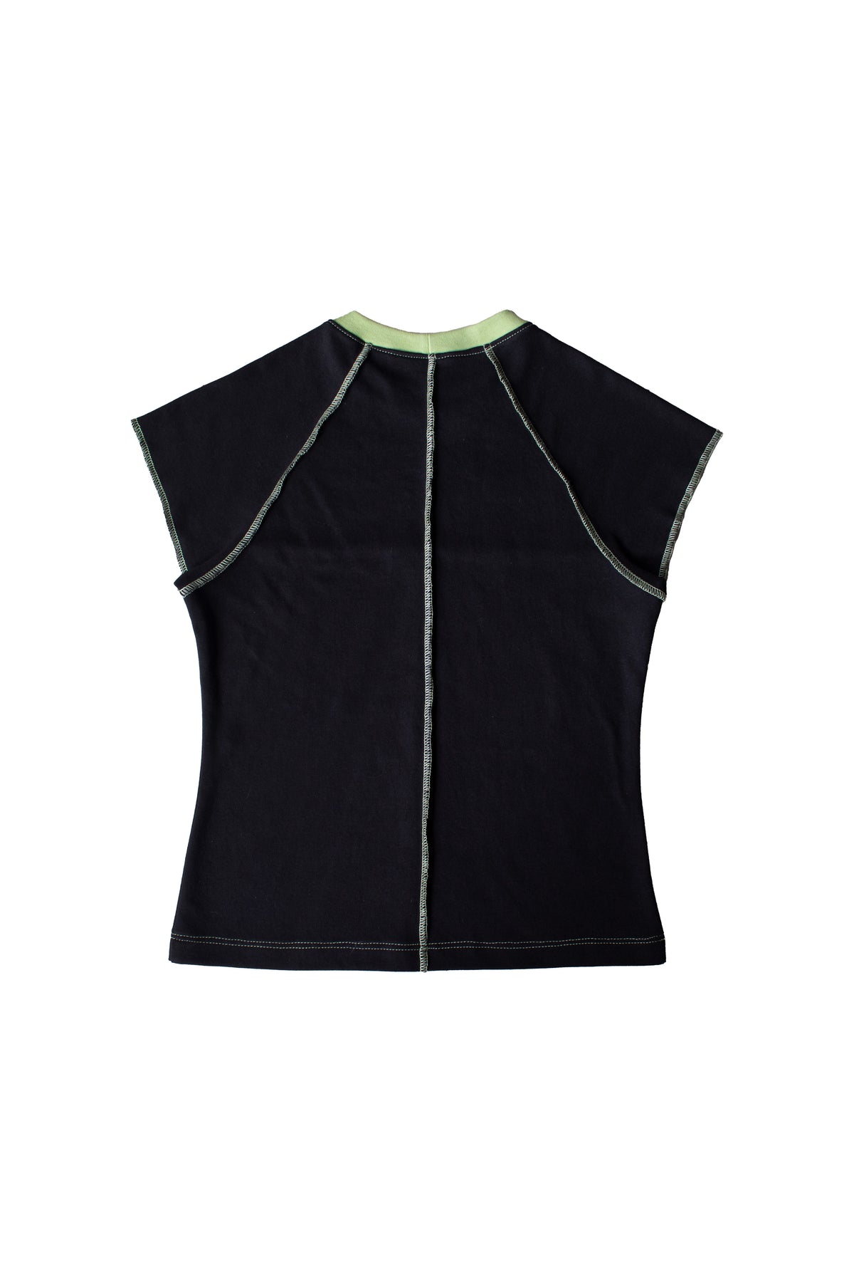 PARCHADO TOP / negro con polka dots