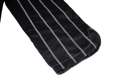 LÍNEAS PANTS / negro con líneas blancas